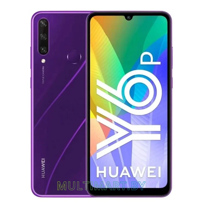 Смартфон Huawei Y6p MED-LX9N 3GB/64GB (мерцающий фиолетовый)